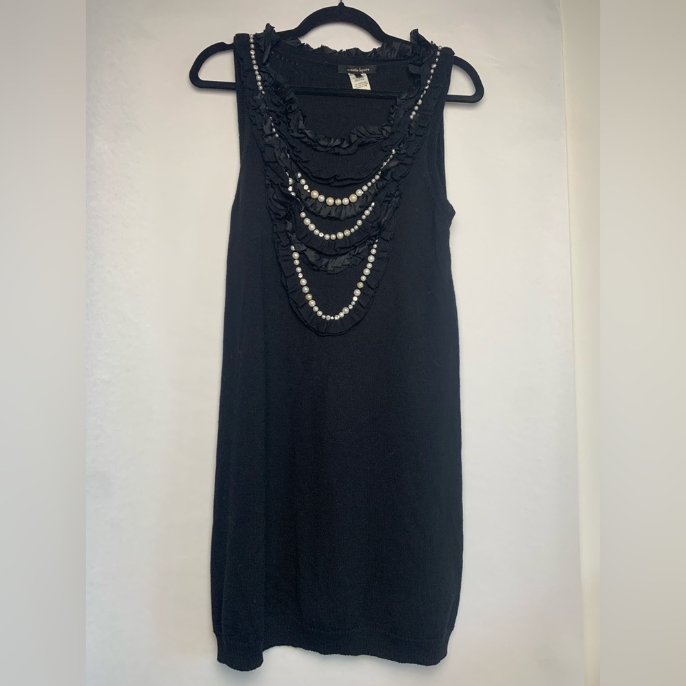 NANETTE LEPORE PEARL EMBELLISHED DRESS